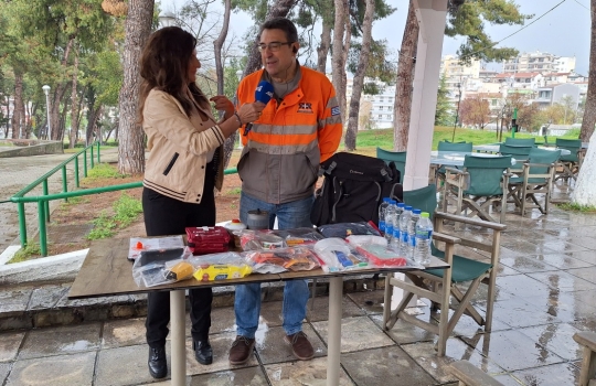 Συνέντευξη στην εκπομπή Weekenders (ANT1) για το «Σακίδιο επιβίωσης»